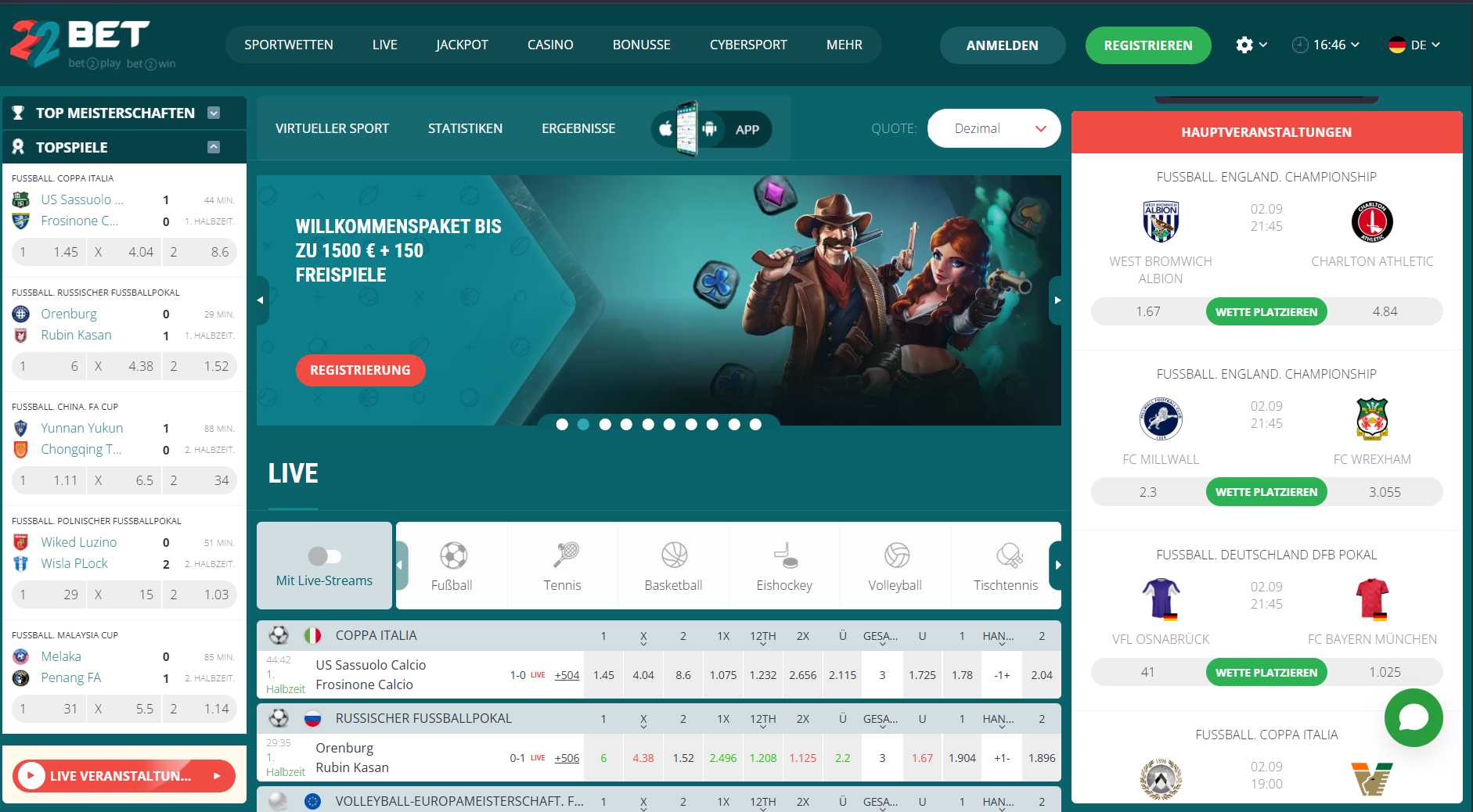 22Bet Casino